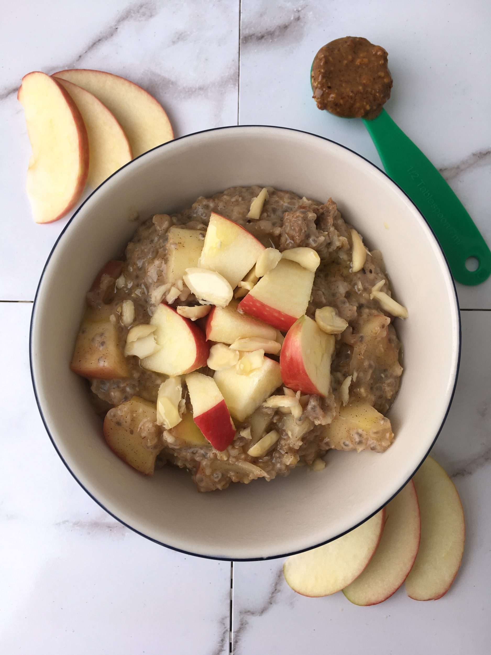 Apple and Cinnamon Porridge - TheUniCook COOKING