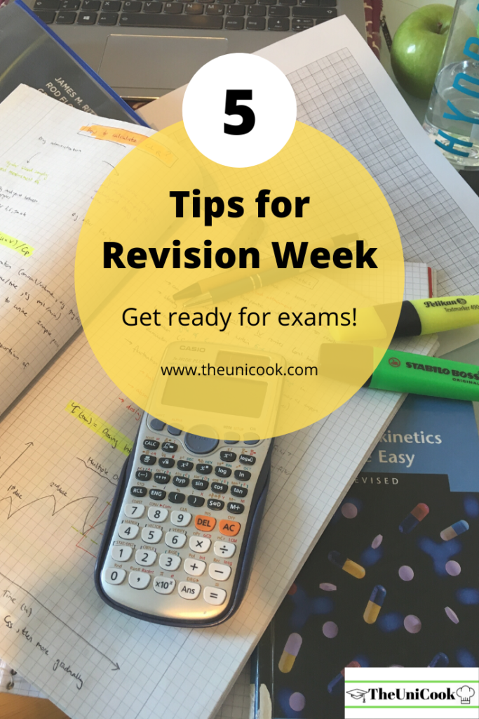 5 Tips for Revision Week | Exam Preparation - TheUniCook