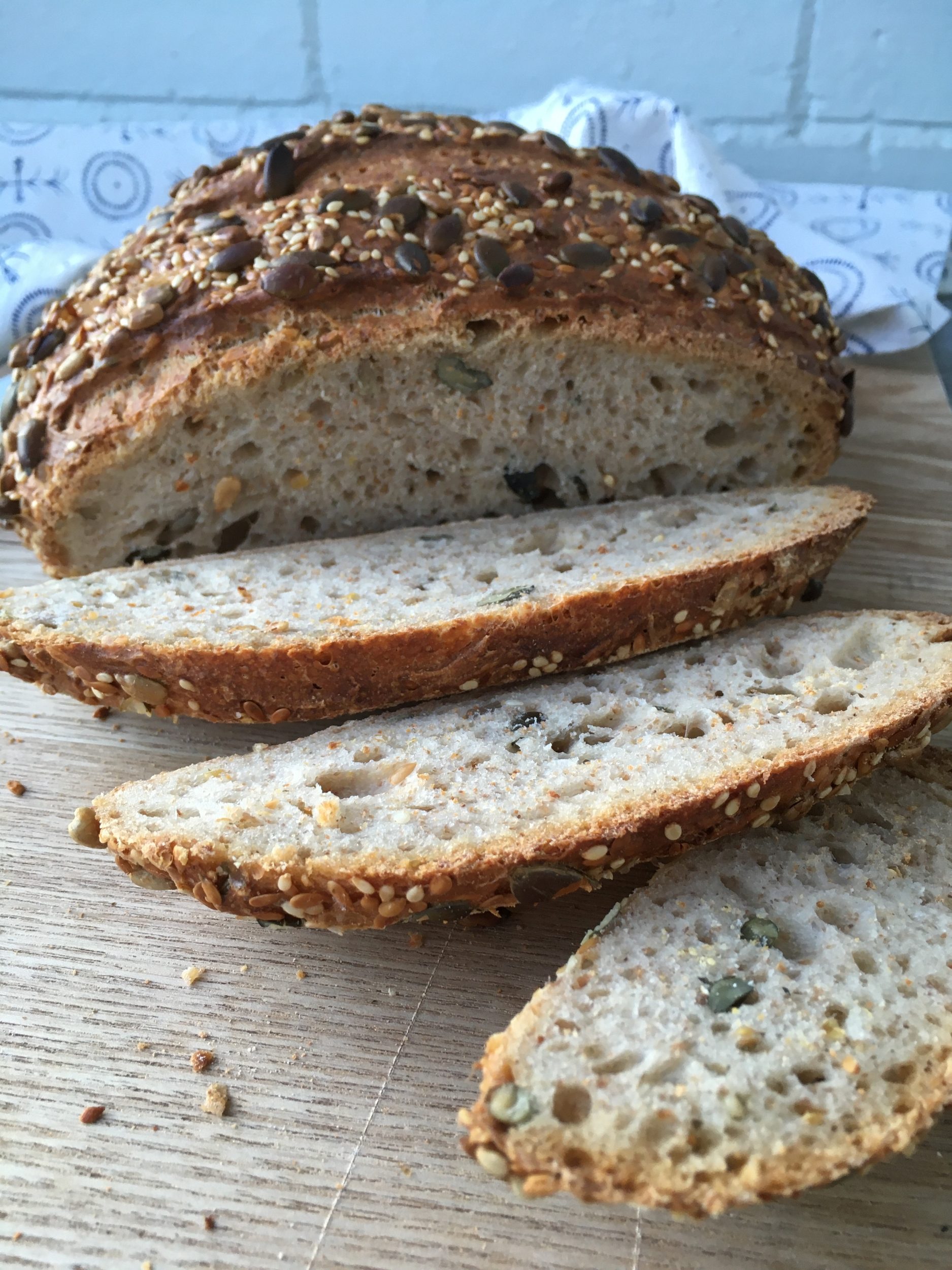 Seeded Sourdough Bread - TheUniCook - Homemade Sourdough