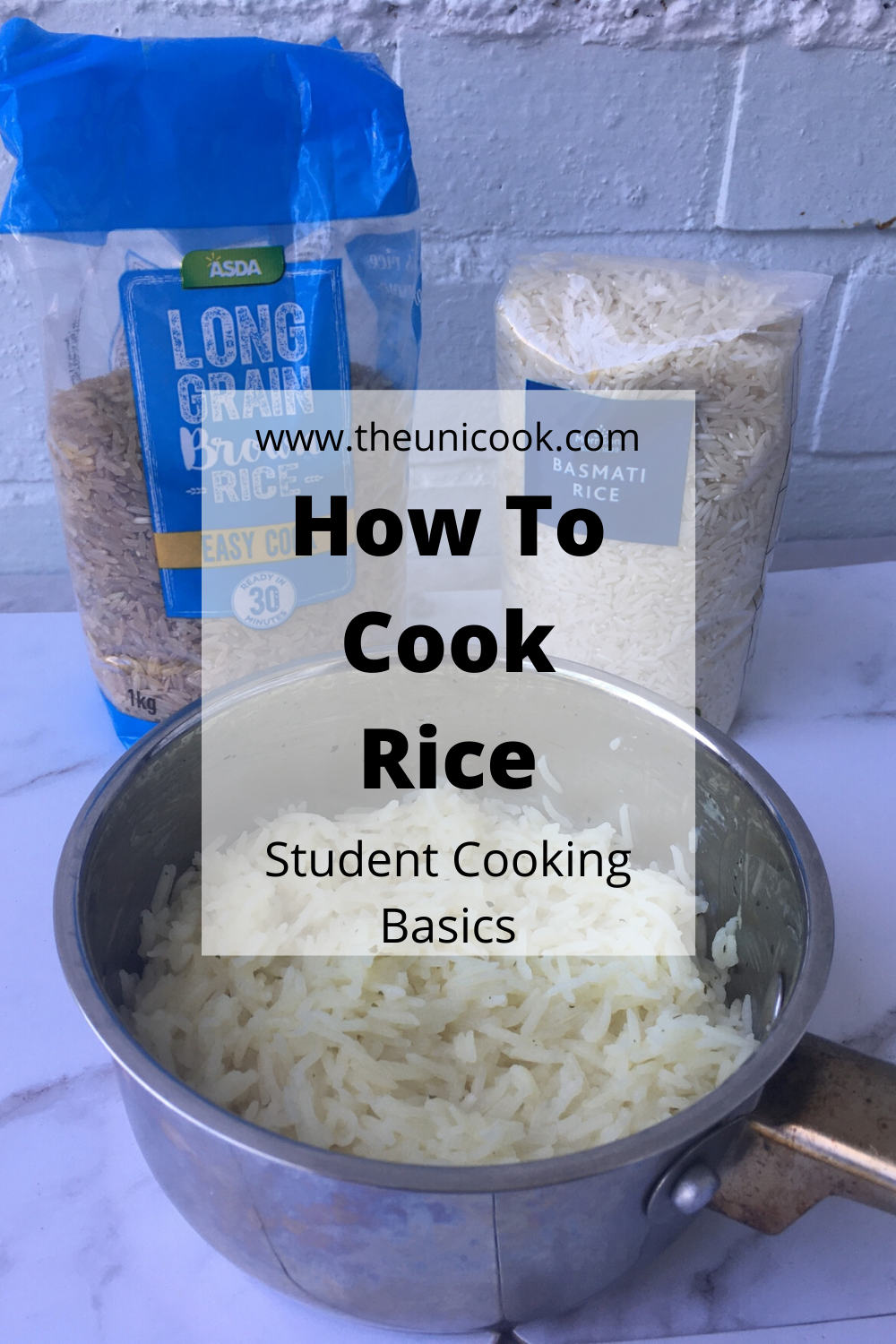 How to Cook Rice | Student Cooking Basics #3 - TheUniCook