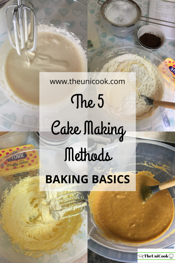 A breakdown of all the different cake mixing methods